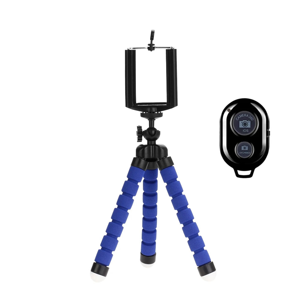 Tripé 3 em 1 para Celular – Suporte Flexível para Fotos e Vídeos