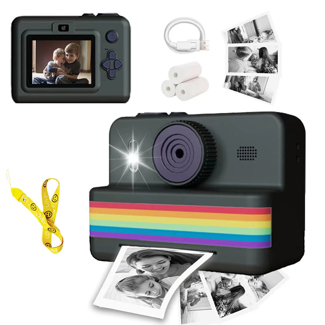 📸 Câmera Infantil Mágica com Impressora Instantânea – Fotos e Diversão em Qualquer Lugar!