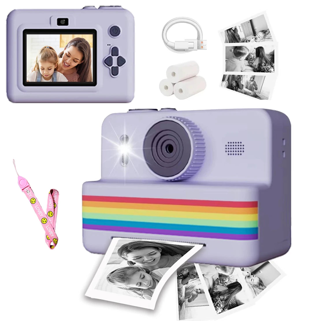 📸 Câmera Infantil Mágica com Impressora Instantânea – Fotos e Diversão em Qualquer Lugar!