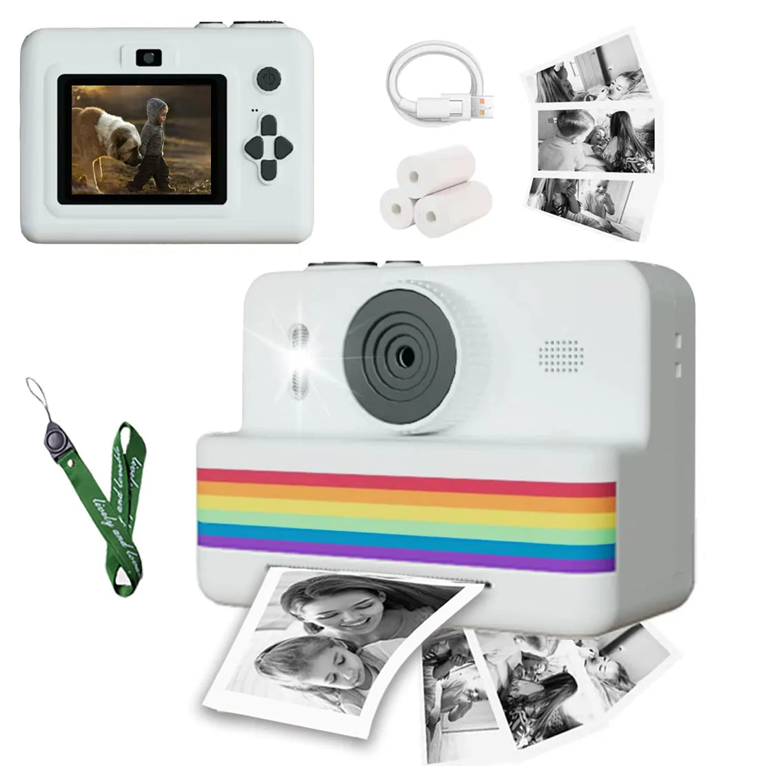 📸 Câmera Infantil Mágica com Impressora Instantânea – Fotos e Diversão em Qualquer Lugar!