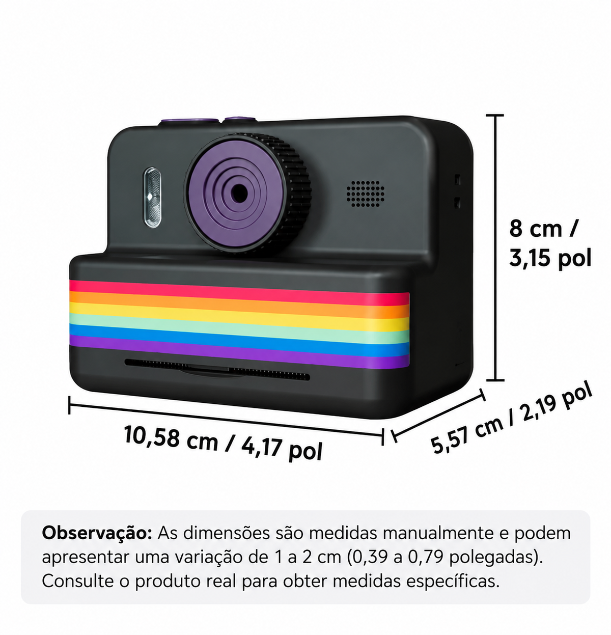📸 Câmera Infantil Mágica com Impressora Instantânea – Fotos e Diversão em Qualquer Lugar!